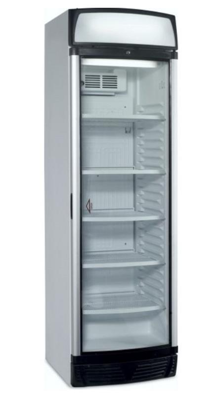 Bild 1: Esta Kühlschrank mit Glastür und Leuchtaufsatz - L 372 GLB