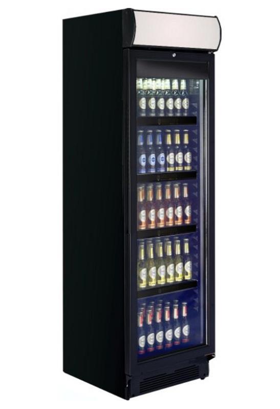 Bild 1: Esta Glastür Kühlschrank L-372-GLSSKv-LED