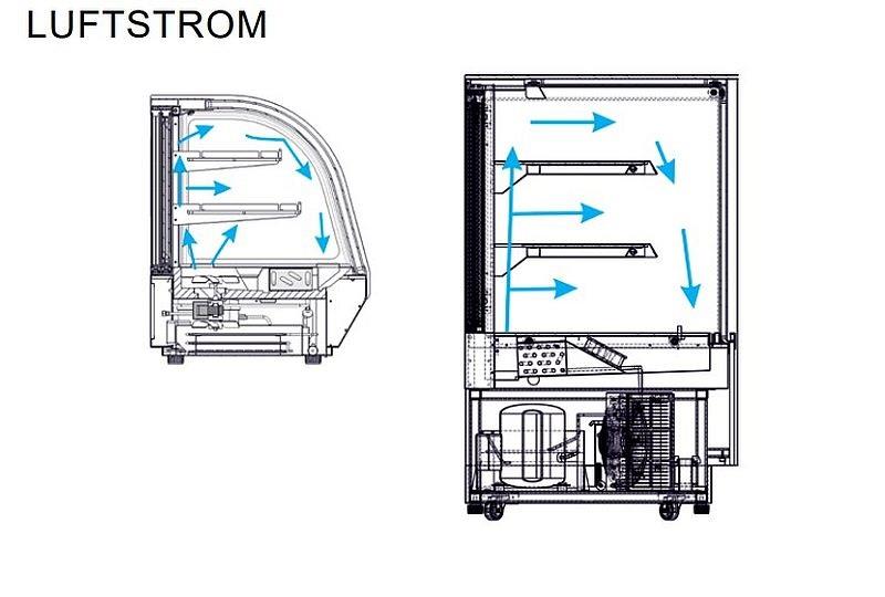 Bild 6: Esta Kühlvitrine LPD 903F-black