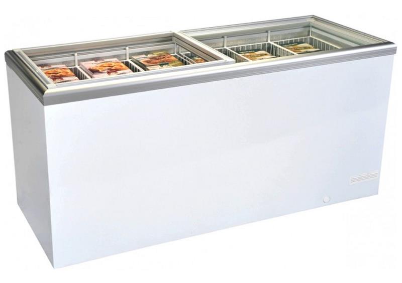 Bild 1: Esta Tiefkühltruhe mit Glasscheiben CSG 71