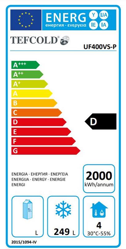 Bild 2: Esta Edelstahl Tiefkühlschrank UFX 400 V