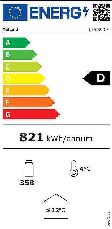 Bild 2: Esta Glastür Kühlschrank L 372 GLSSKv-2LED-Door