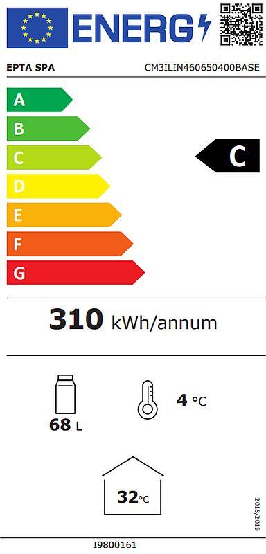 Bild 2: Esta Iarp Glastür Kühlschrank Counter 68-Silver