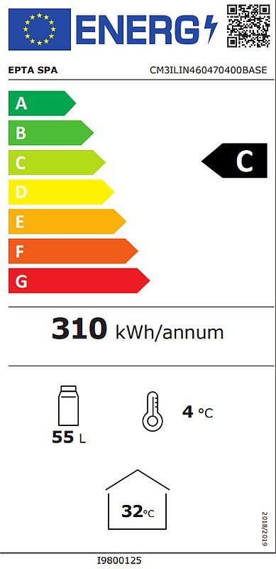 Bild 2: Esta Iarp Glastür Kühlschrank Counter 50-Silver