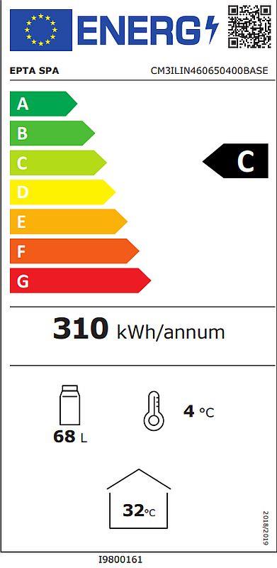 Bild 2: Esta Iarp Glastür Kühlschrank Counter 68-Black