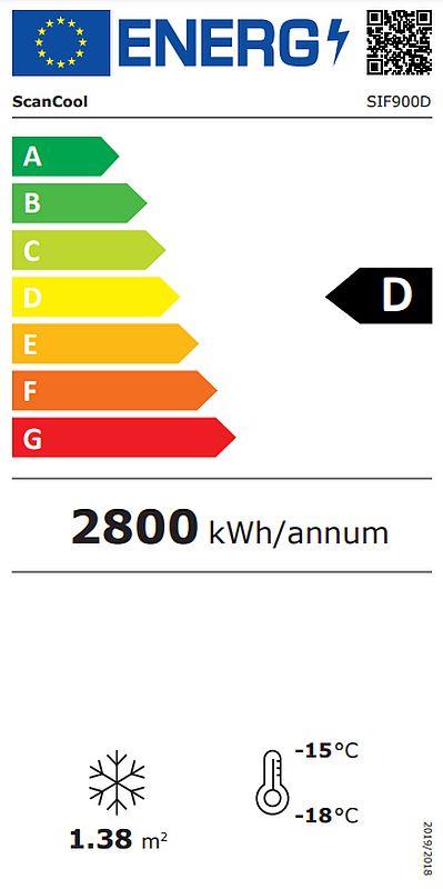 Bild 2: Esta umschaltbare Kühltruhe-Tiefkühltruhe SIF900C