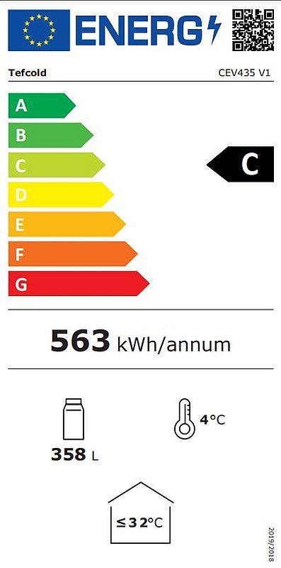 Bild 2: Esta Glastür Kühlschrank L 372 GSSKv-2LED-Door-EFF