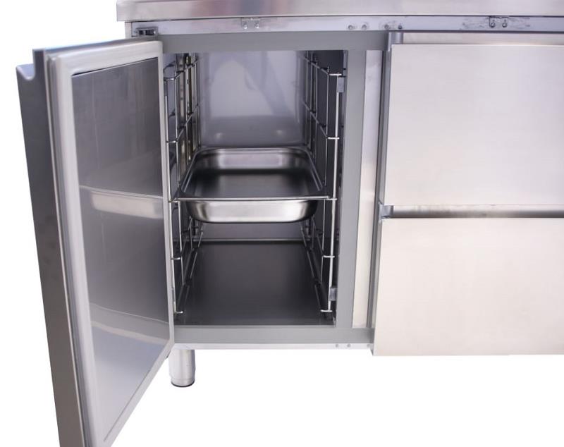 Bild 7: KBS Friulinox Kühltisch KTF 3210 M mit Arbeitsplatte