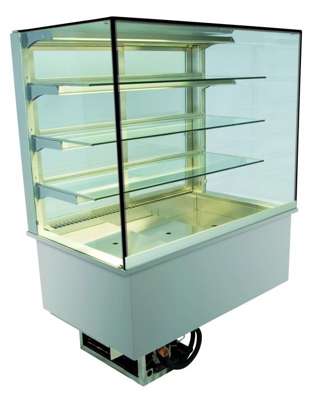 Bild 1: Nordcap Einbau-Kühlvitrine GLR 112-88