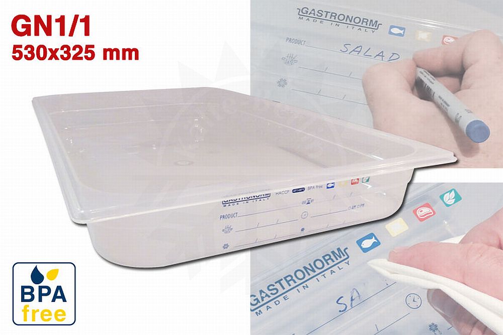 Bild 1: Polypropylen Gastronorm Behälter Gastro-Plus GN 1/1-65