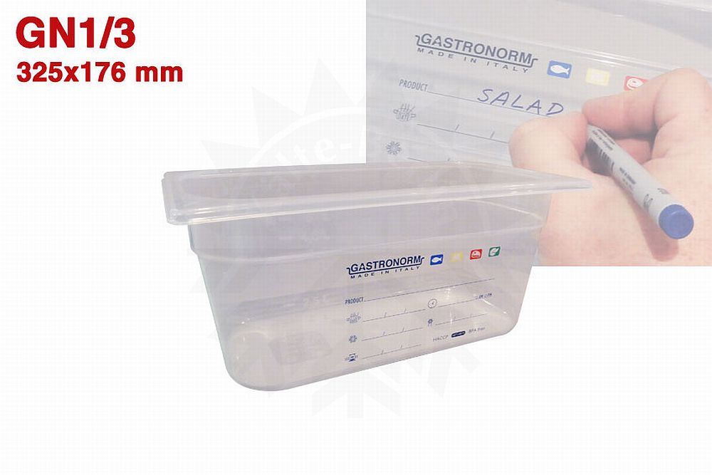Bild 1: Polypropylen Gastronorm Behälter Gastro-Plus GN 1/3-65