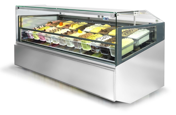 Bild 1: Nordcap Speiseeisvitrine GelatoSUPERSHOW H135-120