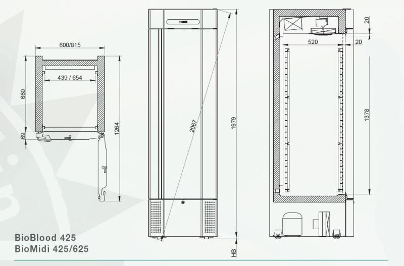 Bild 3: Gram BioLine Laborkühlschrank BioMidi RR 425