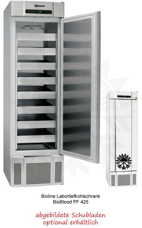 Bild 1: Gram BioLine Labortiefkühlschrank Plasma BioBlood PF 425 -40°C