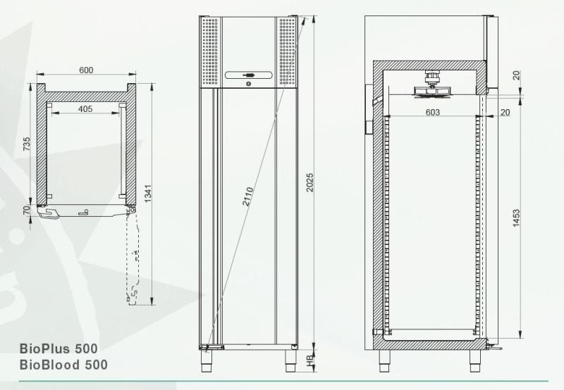 Bild 2: Gram BioLine Labortiefkühlschrank BioPlus RF 500 -25 °C