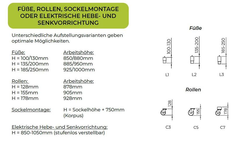 Bild 4: Gram G+ GASTRO F2 - Edelstahl-Tiefkühltisch -2 Abteile