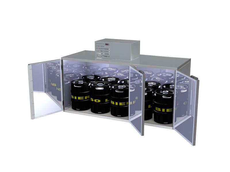 Bild 1: Hefa Fasskühler FK 10.3 inkl. Kühlaggregat