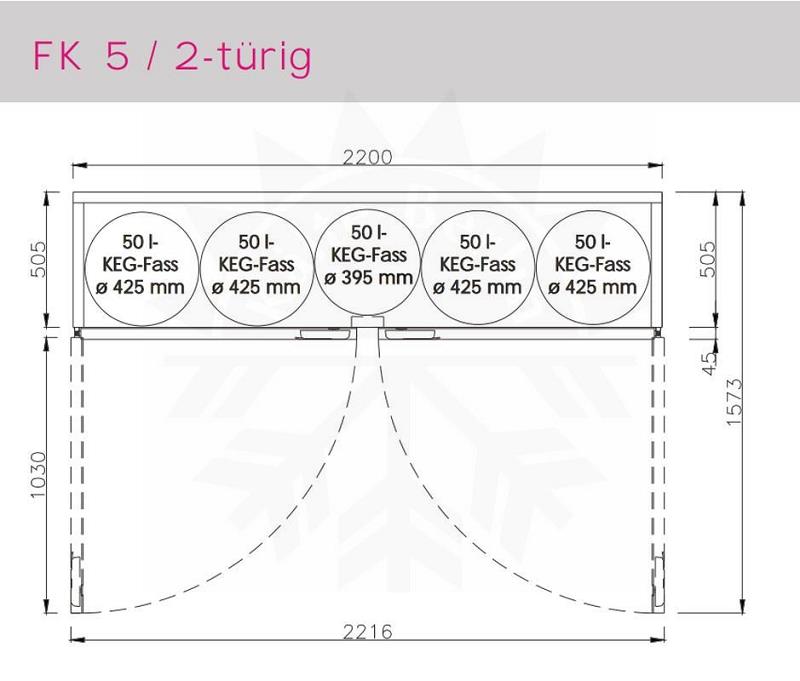 Bild 3: Hefa Edelstahl Fasskühler FK 5.3 inkl. Aggregat