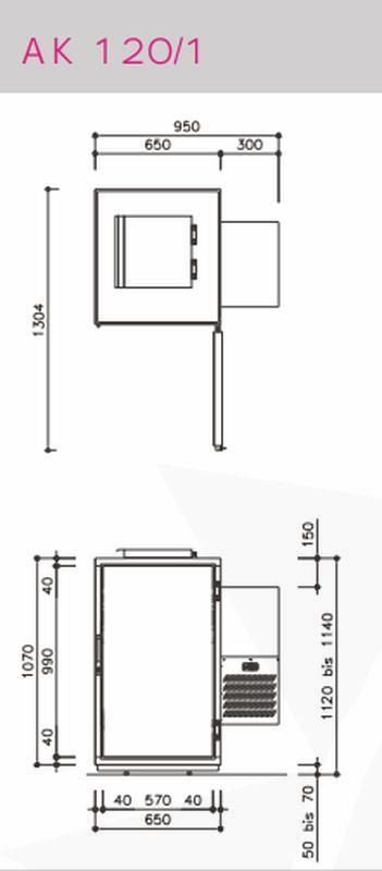 Bild 3: Hefa CNS Abfallkühler AK-120-1