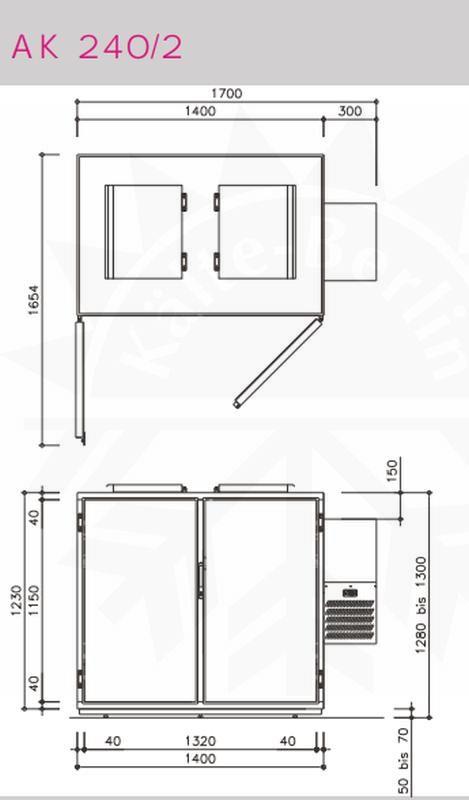 Bild 3: Hefa CNS Abfallkühler AK-240-2