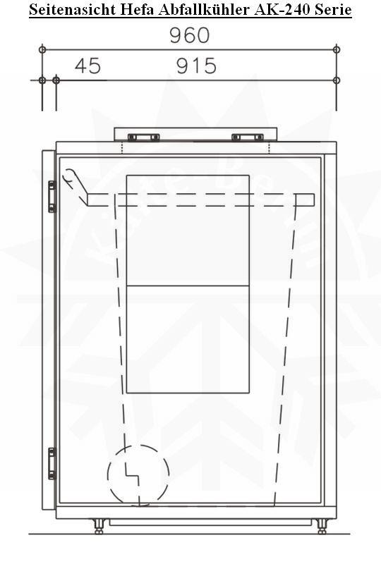 Bild 4: Hefa CNS Abfallkühler AK-240-2