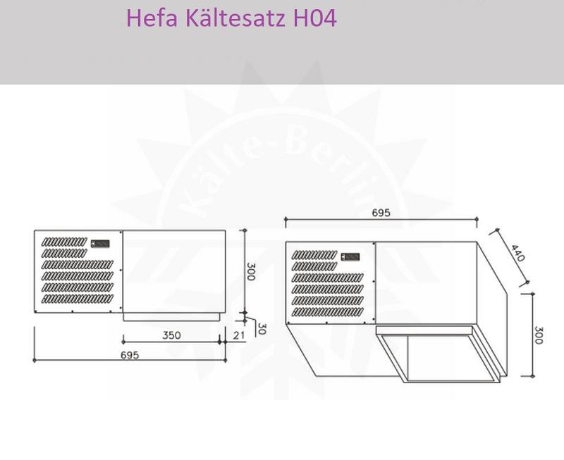 Bild 4: Hefa Wildkühlschrank WKS-1000 inkl. Aggregat H290-Typ2