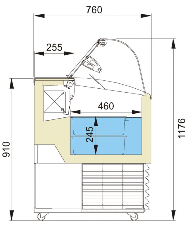 Bild 3: Nordcap Speiseeisvitrine ISETTA TP LX 4