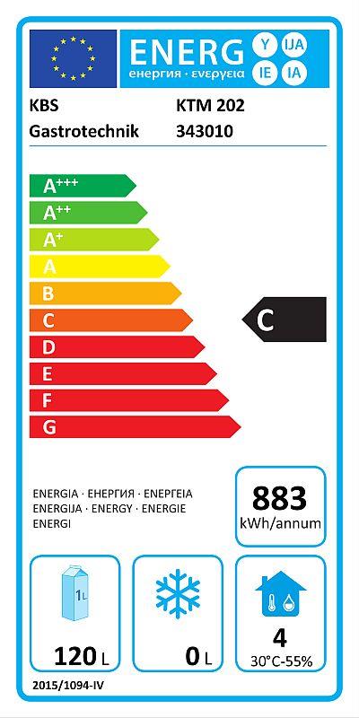 Bild 2: KBS KTM 202 Kühltisch mit 1 Tür - 2 Schubladen