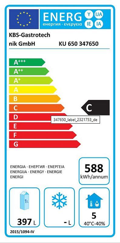 Bild 2: KBS Edelstahlkühlschrank KU 650