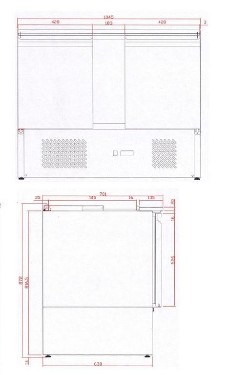Bild 2: KBS 902 Saladette 3 x GN 1/1