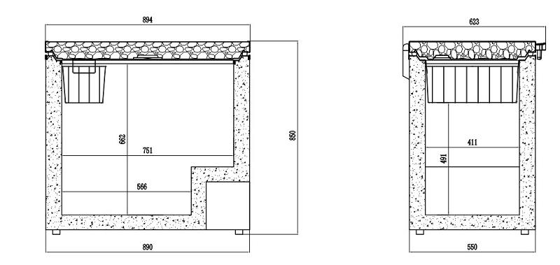 Bild 3: KBS Tiefkühltruhe Edelstahldeckel KBS 27 CNS