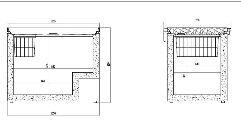 Bild 3: KBS Tiefkühltruhe Edelstahldeckel KBS 37 CNS