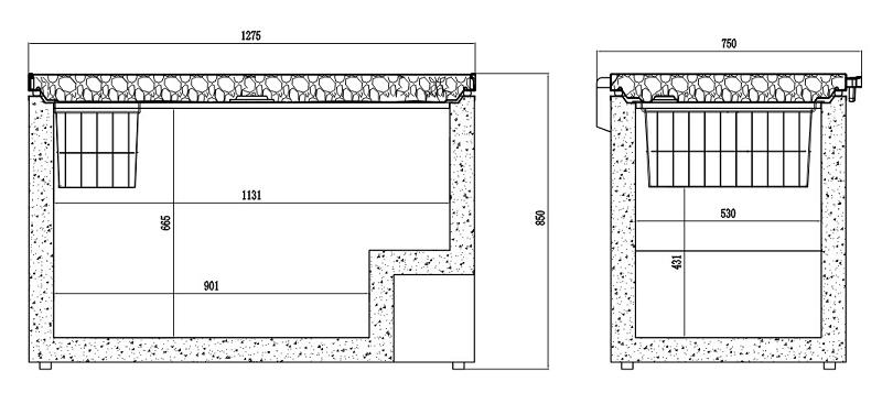 Bild 3: KBS Tiefkühltruhe Edelstahldeckel KBS 47 CNS
