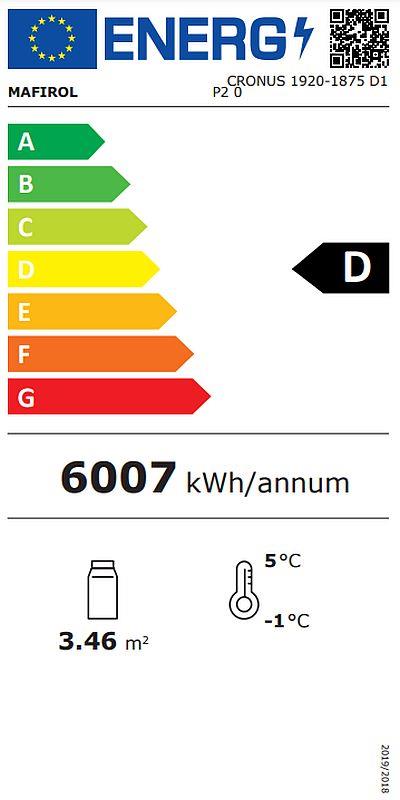 Bild 2: KBS Edelstahl Wandkühlregal Cronus 1935 mit Schiebetüren