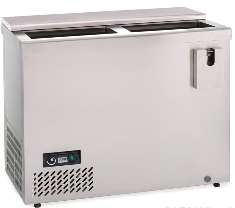 Bild 1: KBS AL 100 CNS Flaschenkühltruhe