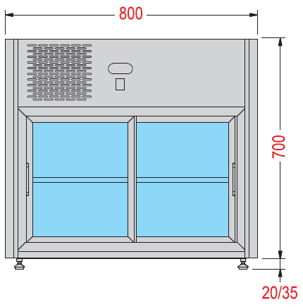 Bild 3: KBS Aufsatzkühlvitrine Linus 100