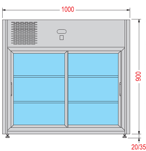 Bild 3: KBS Aufsatzkühlvitrine Linus 200