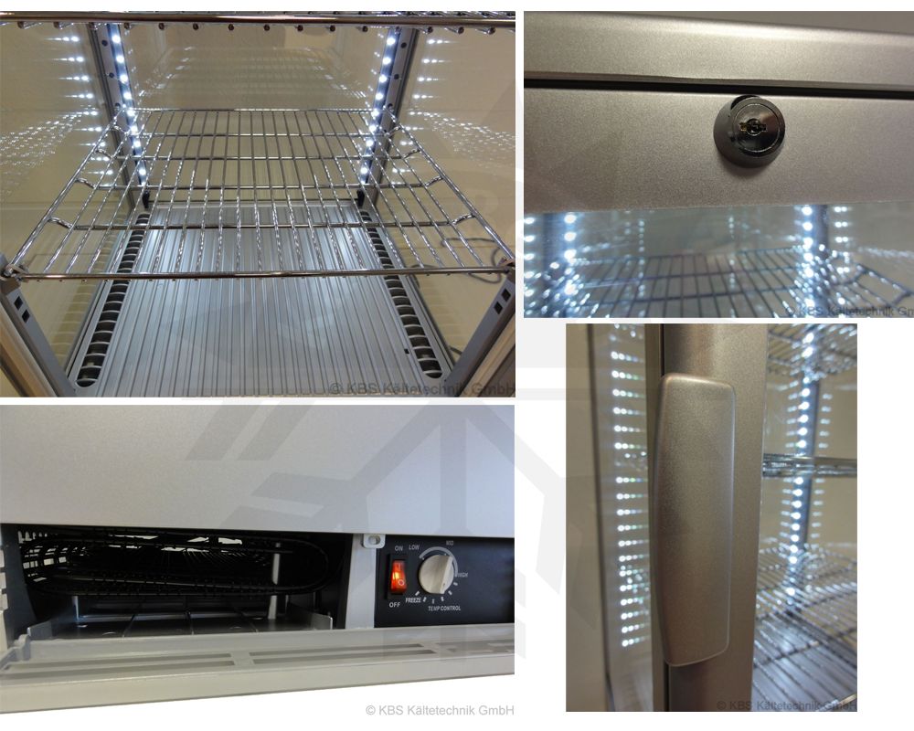 Bild 4: KBS Tischkühlvitrine RT-78 LED Silber