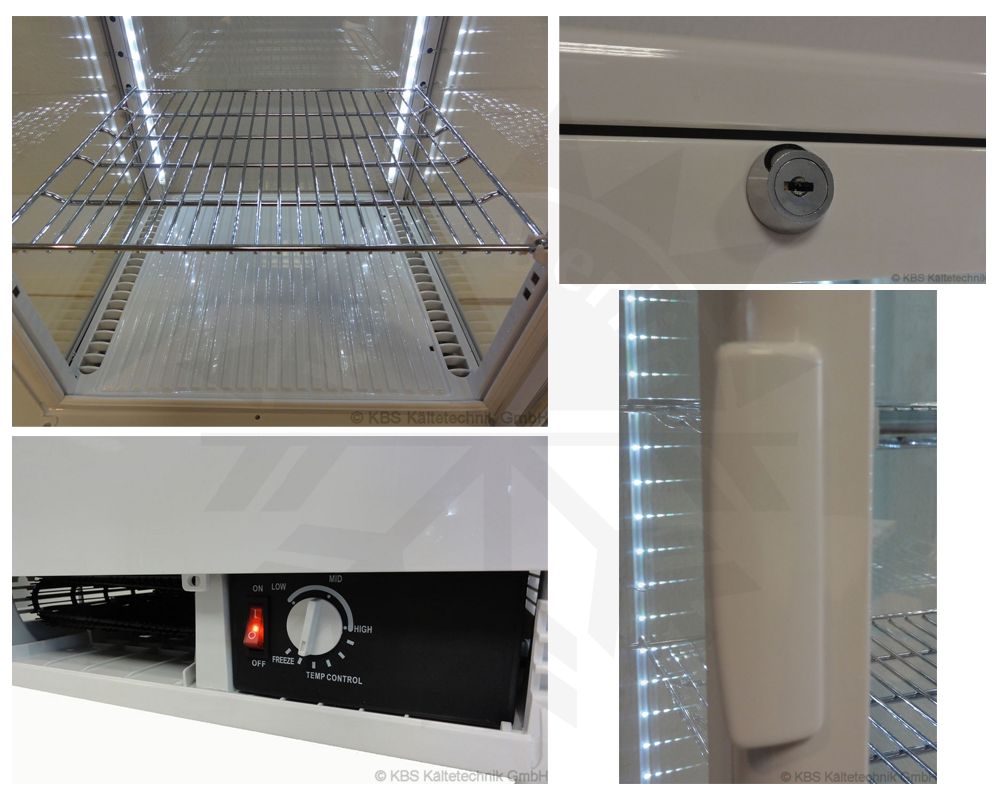 Bild 4: KBS Tischkühlvitrine RT-78 LED weiss