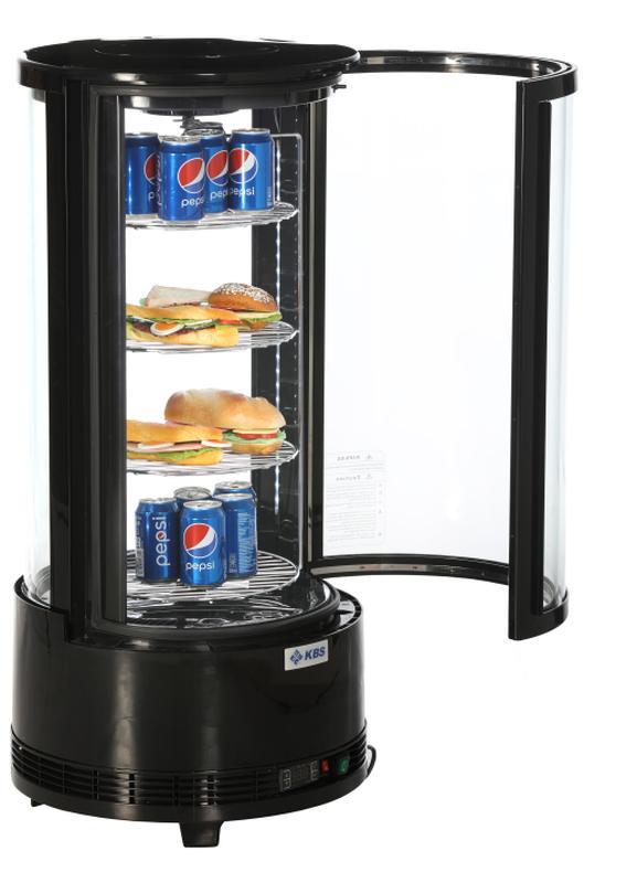 Bild 3: KBS Aufsatz-Kühlvitrine Rondo mit 4 Etagen