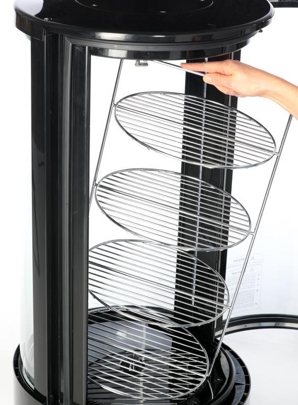 Bild 5: KBS Aufsatz-Kühlvitrine Rondo mit 4 Etagen