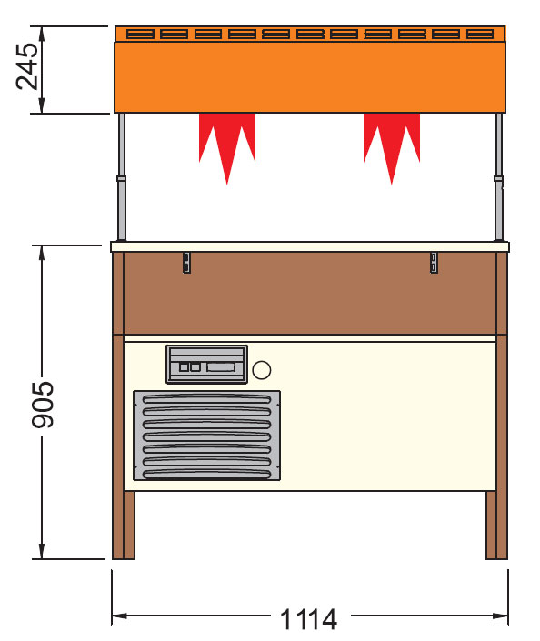 Bild 2: KBS Bain Marie Proxima 3 M