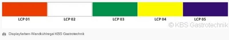 Bild 5: KBS Wandkühlregal BALI Pro 132 mit Drehtüren