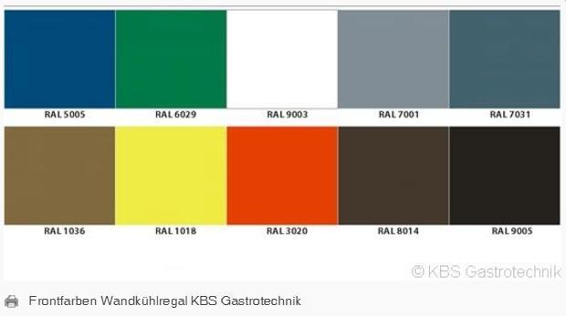 Bild 3: KBS Wandkühlregal BALI Pro 132 mit Drehtüren