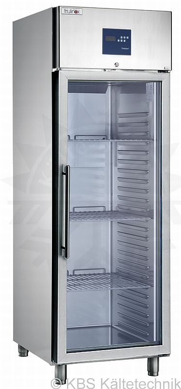Bild 1: KBS Edelstahl Glastiefkühlschrank TKU 717 G