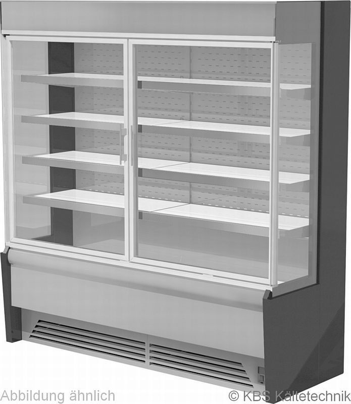 Bild 1: KBS Edelstahl Kühlregal Paros Pro 252 Drehtüren