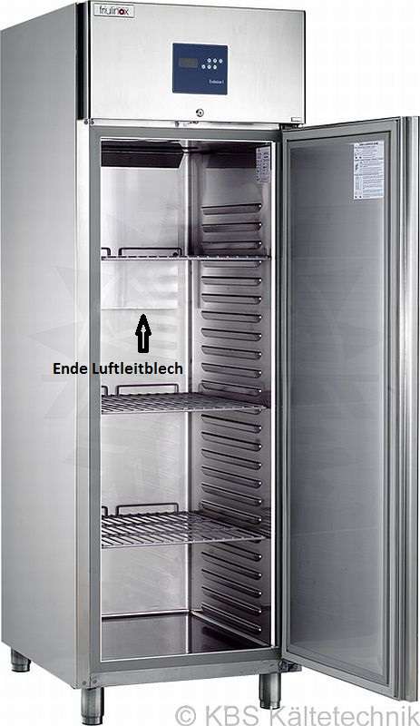 Bild 1: KBS Edelstahl Kühlschrank KU 717