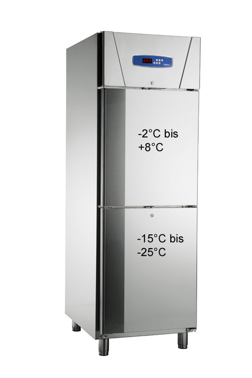 Bild 1: KBS Friulinox Kombikühlschrank KU 714 2T K-TK TW