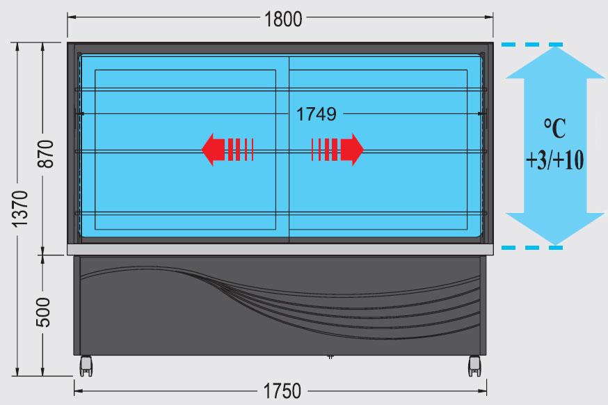 Bild 4: KBS Panoramavitrine Karina 187