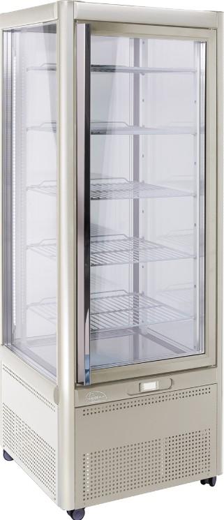 Bild 1: KBS Panoramavitrine Prisma 401 TNV-PF Bronze mit 5 Rosten